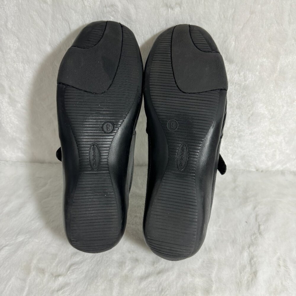 Dr. Scholl's E1P-01 Black Leather Slip On Loafer Women Size 9W - Picture 5 of 9